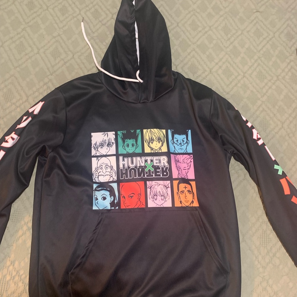 Black Graphic Hoodie